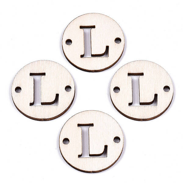 Unfinished Natural Poplar Wood Links Connectors