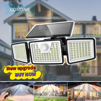COMONIE OLOEY Summer 2025 Newest Models,Solar Hanging Garden Lanterns 2500LM 210 LED Security Lights with Remote Control,3 ...