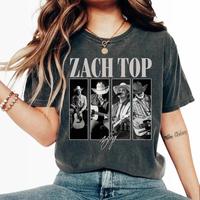 Zach Top Graphic Shirt,Cold Beer And Country Music Tour 2025 Tshirts