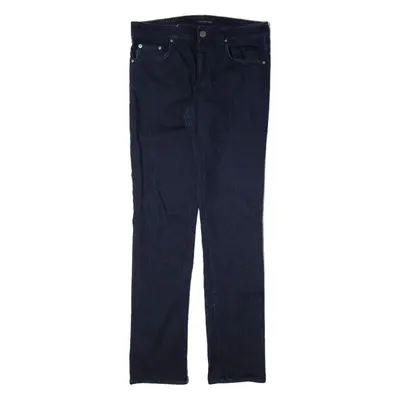 CALVIN KLEIN JEANS Womens Jeans Blue Slim Straight W30 L32