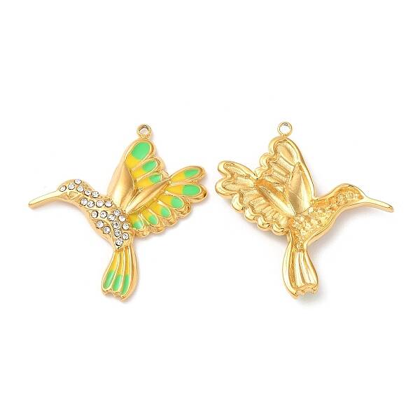 304 Stainless Steel Enamel Pendants