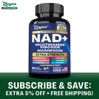 Zoyava NAD+ Supplement - Skin Aging Support All-in-One Dietary Supplement with Nicotinamide Riboside, Magnesium, & 7+ Extra S...