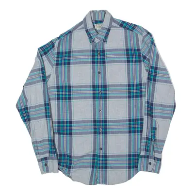 J.CREW Shirt Grey Plaid Long Sleeve Mens S