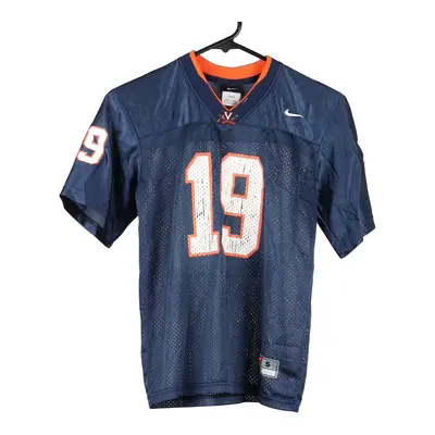 Age 9-10, University of Virginia Nike College Jersey - Small Navy Polyester