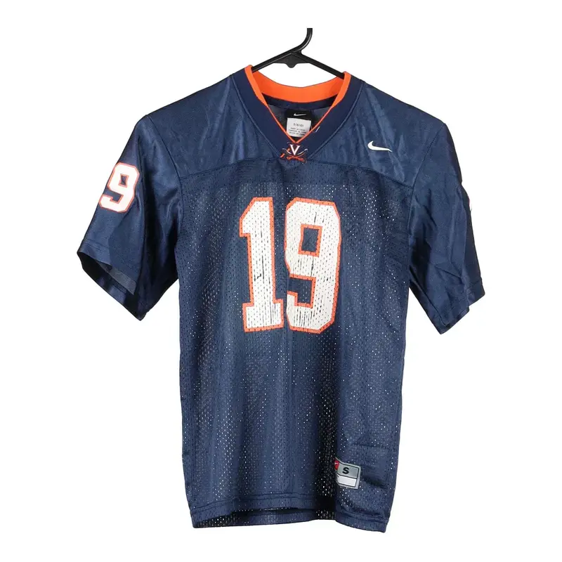 Age 9-10, University of Virginia Nike College Jersey - Small Navy Polyester