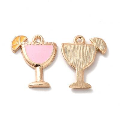 Rack Plating Alloy Enamel Pendants