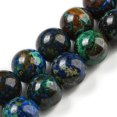 Natural Azurite Beads Strands