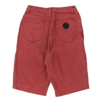 Age 12 Moschino Shorts - 25W 10L Red Cotton | Size: 25