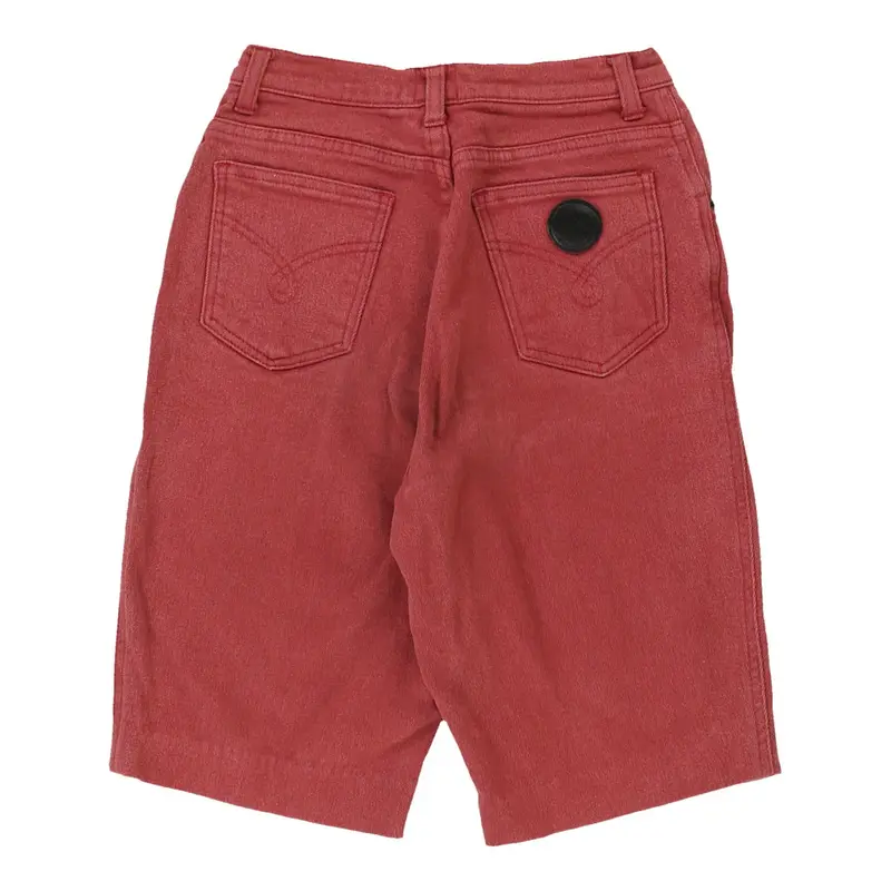 Age 12 Moschino Shorts - 25W 10L Red Cotton | Size: 25