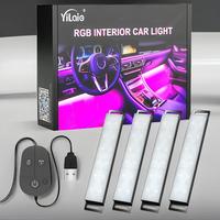 RGB Car Interior Light Kit, Interior LED Light with APP Control, Car Accessories, Boyfriend Gift, LED Car Ambient Light, LED ...