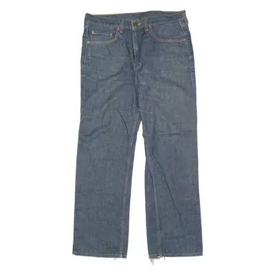 LEVI'S 524 Mens Jeans Blue Regular Straight Raw W36 L29