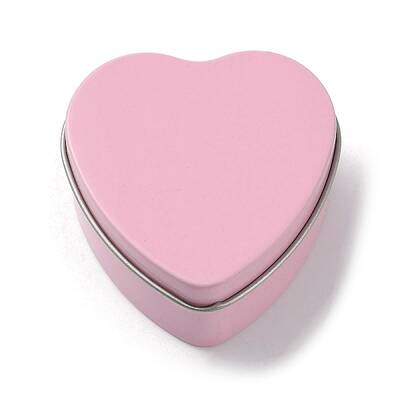 Tinplate Iron Heart Shaped Candle Tins