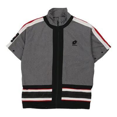 Lotto Track Jacket - Medium Grey Polyester