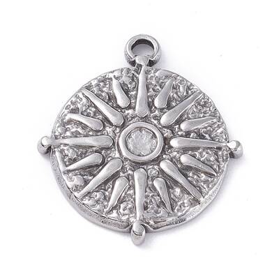 Tarnish Resistant 304 Stainless Steel Pendant Cabochons Settings