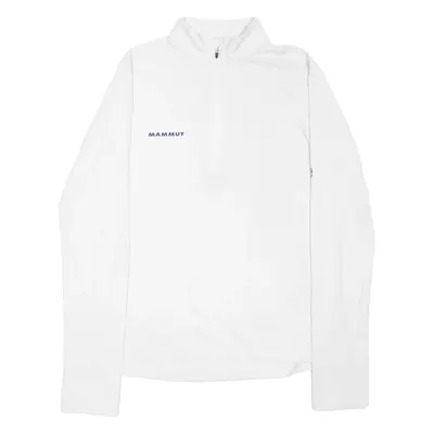 MAMMUT Lightweight Outdoor Mens Sweatshirt White L