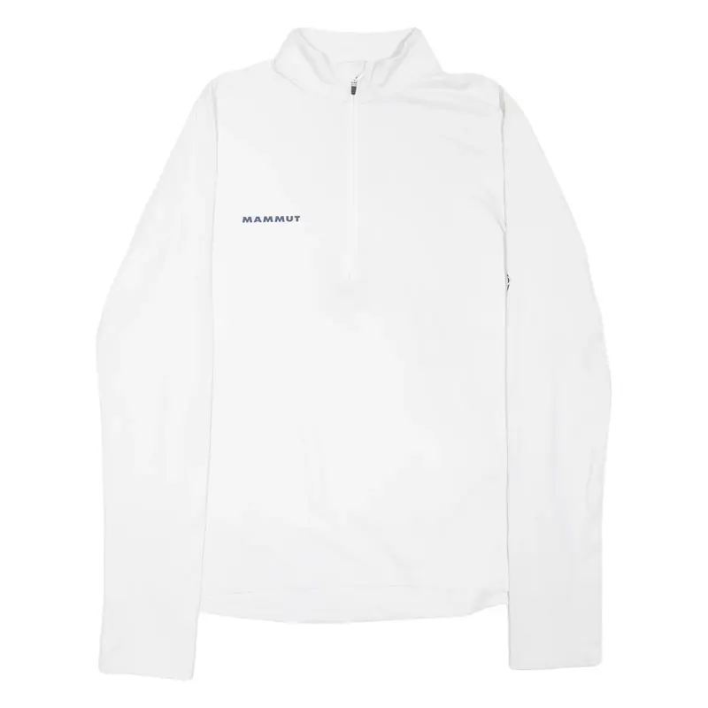 MAMMUT Lightweight Outdoor Mens Sweatshirt White L