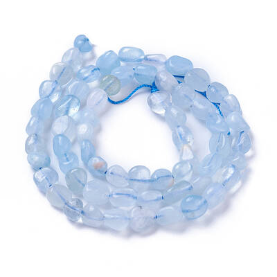 Natural Aquamarine Beads Strands