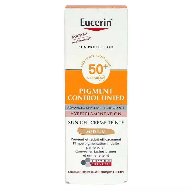 Eucerin Sunscreen Pigment Control Gel-Cream SPF50+ Tint 50ml