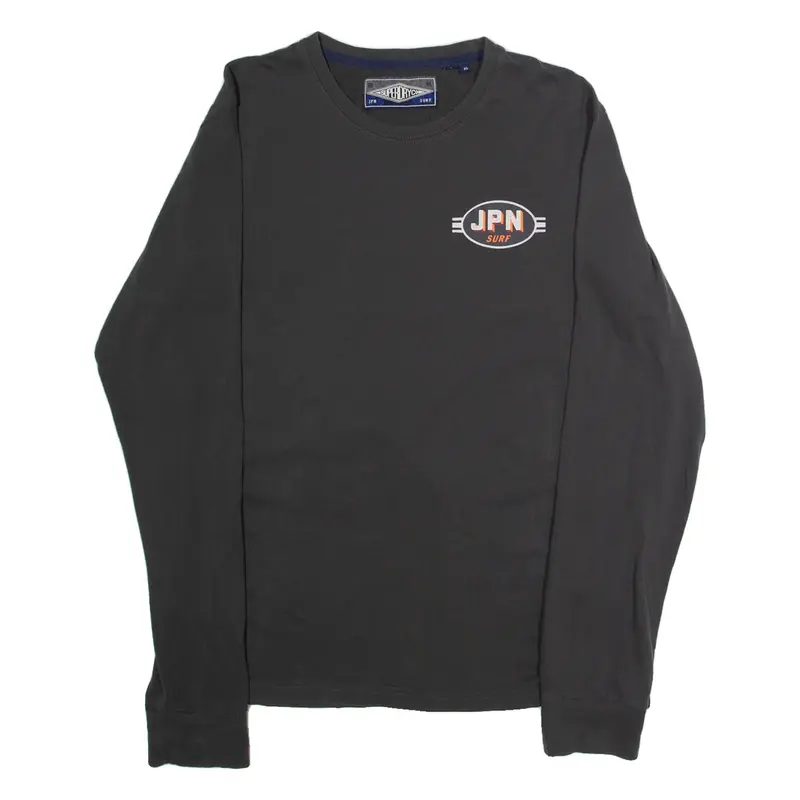 SUPERDRY Surf Mens T-Shirt Grey Long Sleeve XL