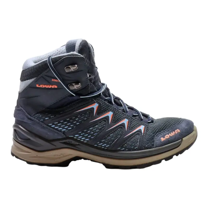 LOWA Hiking Boots Blue Synthetic Womens UK 5.5