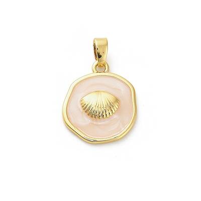 Brass Enamel Pendants