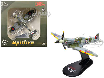 Supermarine Spitfire Mk Vb Fighter Aircraft EN951, Ace Jan Zumbach, No. 303 Polish Kosciuszko Squadron (1943) Royal Air For...