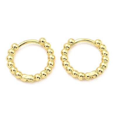 Rack Plating Brass Hoop Earrings