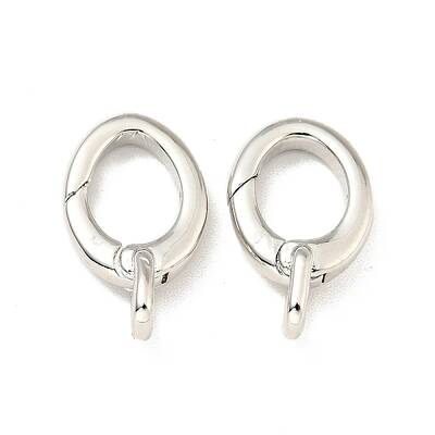 Brass Spring Gate Rings