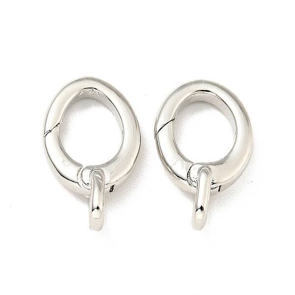 Brass Spring Gate Rings
