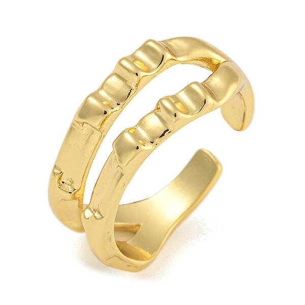 Brass Open Cuff Rings