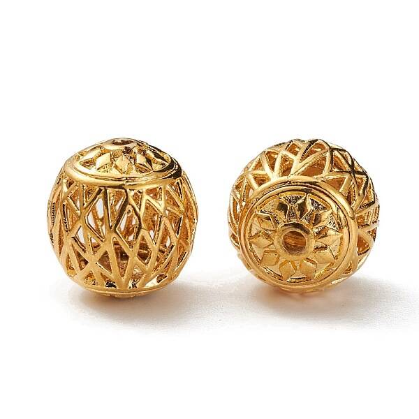Hollow Brass Beads