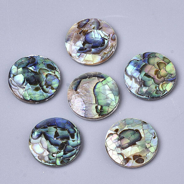 Natural Abalone Shell/Paua Shell Cabochons