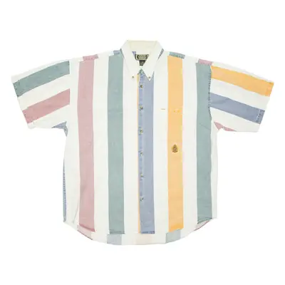 HUNTING HORN Mens Shirt Green Striped M