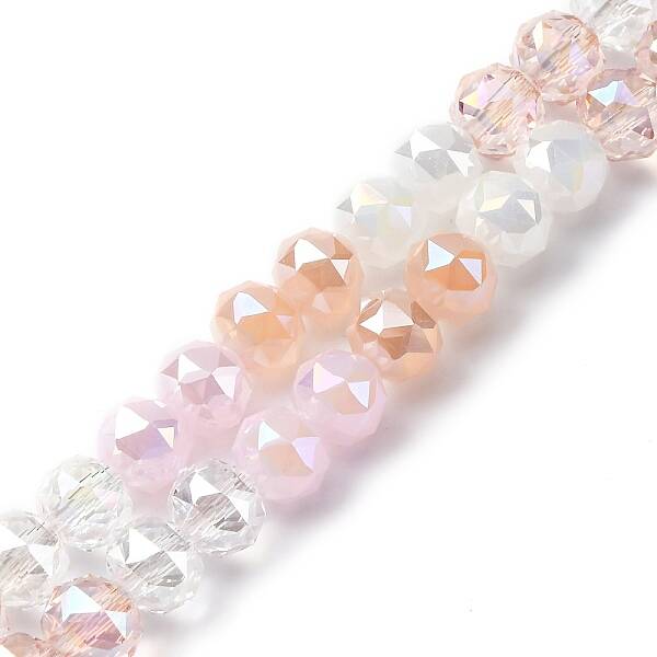 Transparent Glass Beads Strands