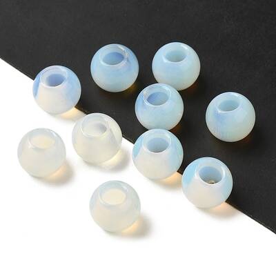 Opalite Gemstone European Beads