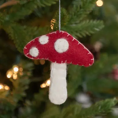 Felt Woodland Ornament - Bunny