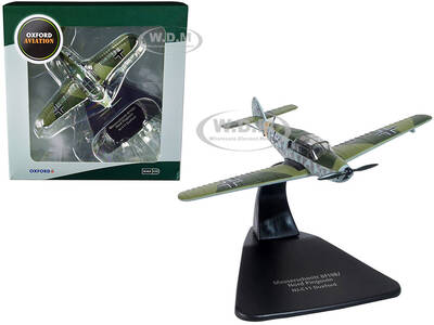 Messerschmitt Bf 108/Nord Pingouin War Plane NJ-C11 Duxford Oxford Aviation Series 1/72 Diecast Model Airplane by Oxford Di...