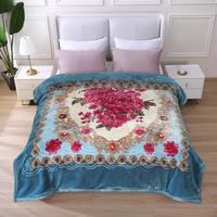 JML 5.6 LB Weight balnket,2 Ply Reversible Silky Soft Warm Blanket with A/B print -Perfect for All Seasons