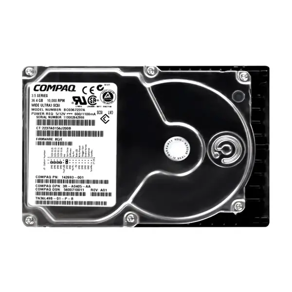 3R-A0405-AA HP 36.4GB Ultra-160 SCSI 10000 3.5-inch Hard Drive