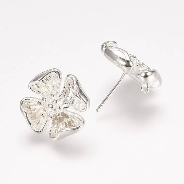 Rack Plating Brass Stud Earring Findings