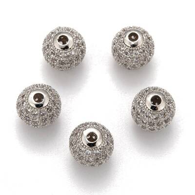 Cubic Zirconia Beads