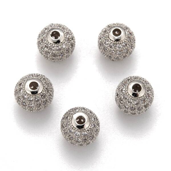 Cubic Zirconia Beads