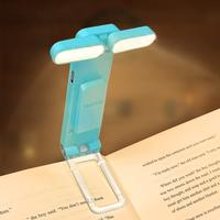 Vekkia USB Rechargeable Book Light for Reading in Bed, Portable Clip-on LED Reading Light, 3 Amber Colors & 5 Brightness Dimm...