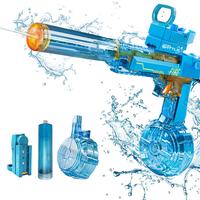 Electric Water Toy for Summer - Blue ABS Water Gun, 26cm x 8cm x 18cm, Nitrosamine Free, Unisex, Ideal for Outdoor Pool Parti...