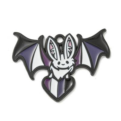 Halloween Theme Alloy Enamel Pendants