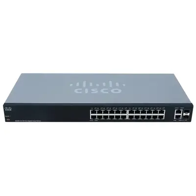 Cisco SG220-26 | Small Business 220 Series 24 x Ports 10/100/1000Base-T + 2 x Ports RJ-45/SFP Rack-mountable Layer 2 Managed ...