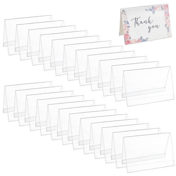 Name Plastic Table Top Display Stand