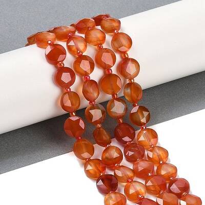 Natural Red Agatae Beads Strands