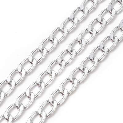 Oxidation Aluminum Curb Chains