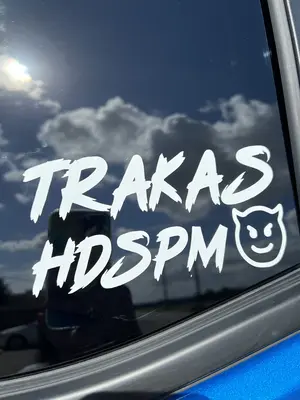 TRAKAS HDSPM Car/Window/Door Decal
